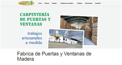 Desktop Screenshot of carpinteriaherpasa.com